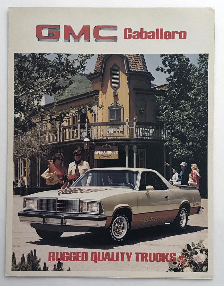 1979 GMC Caballero Diablo Laredo CANADIAN Truck Sales Brochure Folder Original
