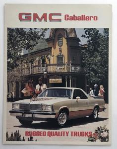 1979 GMC Caballero Diablo Laredo CANADIAN Truck Sales Brochure Folder Original