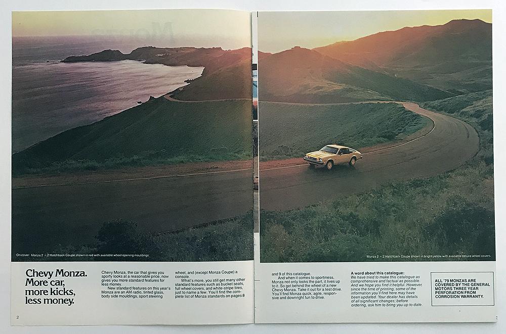 1979 Chevrolet Monza Canadian Sales Brochure