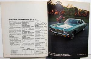 1970 BIG Chevrolets Caprice Impala Bel Air Color Sales Brochure Rev 1 Original