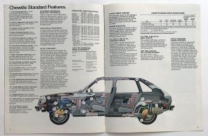 1979 Chevrolet Chevette Canadian Sales Brochure