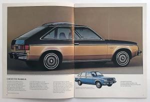 1980 Chevrolet Chevette Canadian Sales Brochure