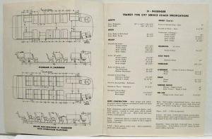 1955 GMC Trucks Gas Power Automatic Model TGH-3102 Coach Bus Sales Spec Brochure