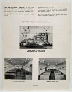 1955 GMC Trucks Gas Power Automatic Model TGH-3102 Coach Bus Sales Spec Brochure
