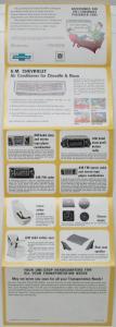 1971 Chevrolet Passenger Cars Accessories Sales Folder Color Original