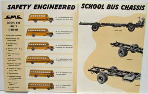 1958 GMC Trucks School Bus Chassis S300 S370 S370-8 S450 SFM460 Sales Folder