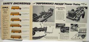 1958 GMC Trucks School Bus Chassis S300 S370 S370-8 S450 SFM460 Sales Folder