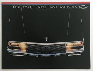 1983 Chevrolet Caprice Classic and Impala Canadian Sales Brochure