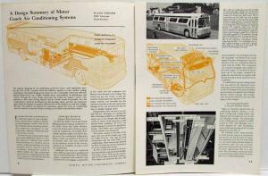1962 GMC Air Conditioning Systems Coach Bus Reprint Article Engineering Journal