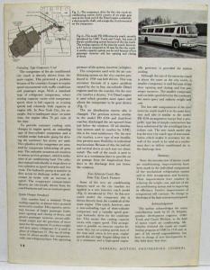1962 GMC Air Conditioning Systems Coach Bus Reprint Article Engineering Journal