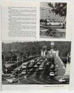 1963 GMC Transit Buses Meet Washington DC Need Reprint Article Hwy User Magazine