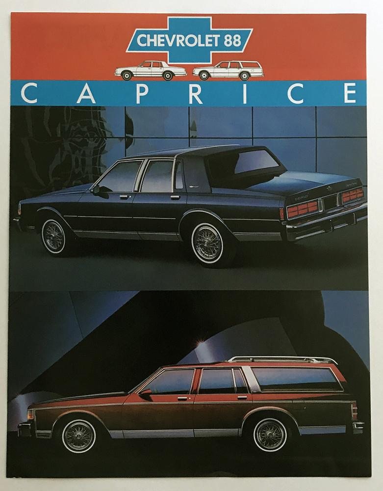 Original 1988 Chevrolet Caprice Sales Brochure 88 Chevy 