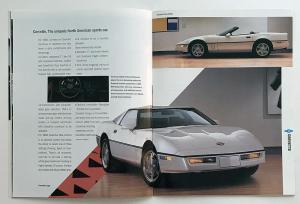 1989 Chevrolet Camaro Beretta Cavalier Z24 Corvette Canadian Sales Brochure