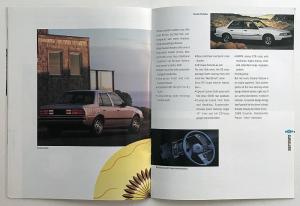 1989 Chevrolet Cavalier Sprint Canadian Sales Brochure