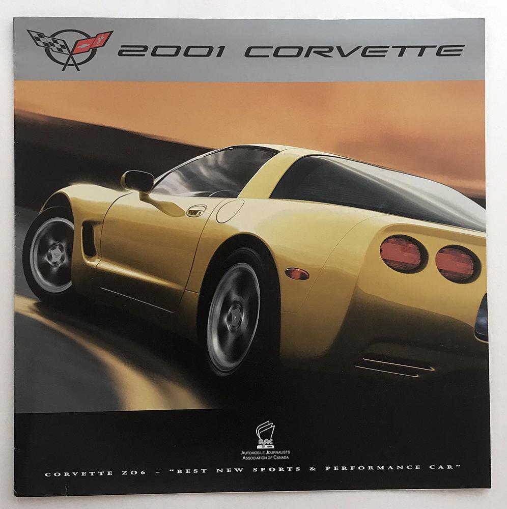 2001 ORIGINAL Chevy Corvette Z06 Prestige Brochure 01 