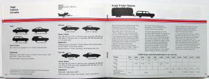 1974 Chevrolet Trailering Guide Sales Brochure Original