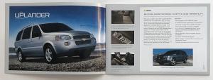 2005 Chevrolet Corvette Uplander Cavalier Malibu Impala Canadian Sales Brochure