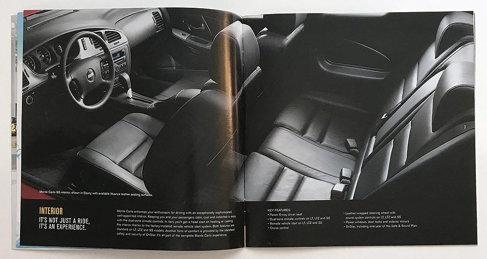 2006 Chevrolet Monte Carlo Canadian Sales Brochure