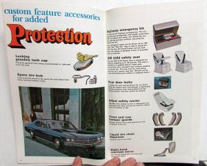 1970 Chevy Chevelle Monte Carlo Nova Custom Feature Accessories Sales Brochure