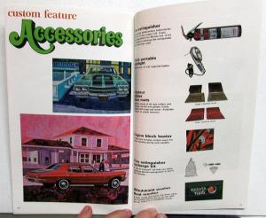 1970 Chevy Chevelle Monte Carlo Nova Custom Feature Accessories Sales Brochure