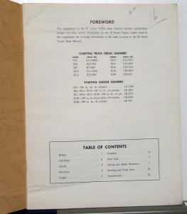 1956-61 Studebaker Truck Dealer Service Shop Manual Supplement Series 3E Orig