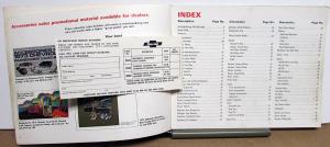 1973 Chevrolet Salesmans DEALER ONLY Accessories Data Catalog Cars & Trucks