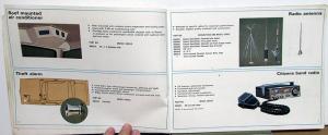 1973 Chevrolet Salesmans DEALER ONLY Accessories Data Catalog Cars & Trucks