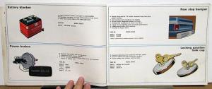 1973 Chevrolet Salesmans DEALER ONLY Accessories Data Catalog Cars & Trucks