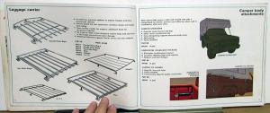 1973 Chevrolet Salesmans DEALER ONLY Accessories Data Catalog Cars & Trucks