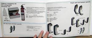 1973 Chevrolet Salesmans DEALER ONLY Accessories Data Catalog Cars & Trucks
