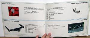 1973 Chevrolet Salesmans DEALER ONLY Accessories Data Catalog Cars & Trucks