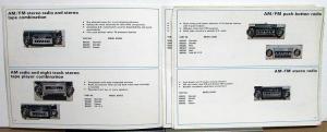 1973 Chevrolet Salesmans DEALER ONLY Accessories Data Catalog Cars & Trucks