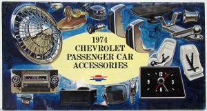 1974 Chevrolet Passenger Car Accessories Sales Brochure Original