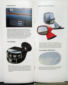 1976 Chevrolet Accessories Catalog Sales Brochure Original