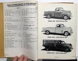 1950 Studebaker Truck Dealer Parts Catalog Book Series 2R 2R6 2R11 2R14 Orig