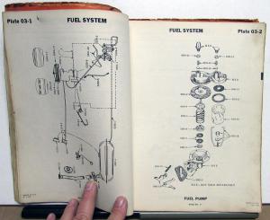 1941-48 Studebaker Truck Dealer Parts Catalog Book M Series Original