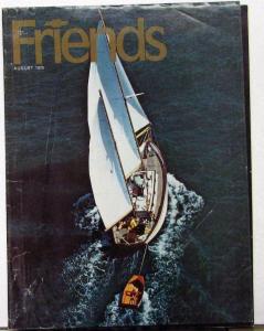 1973 Chevrolet FRIENDS Magazine Aug Issue Sea Fishing Yachting & More Original