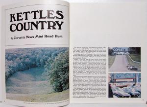 1974 Corvette News Magazine Oct Nov Preview Issue for 1975 Model Original