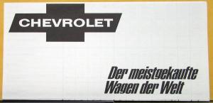 1971 Chevy Sale Brochure German Text Swiss Market Nova Malibu Monte Carlo Impala