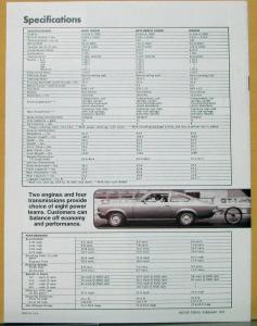 1971 Chevrolet Vega 2300 Motor Trend Car of the Year Reprint Article Original