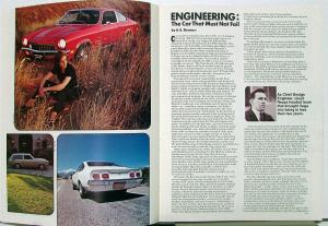 1971 Chevrolet Vega 2300 Motor Trend Car of the Year Reprint Article Original