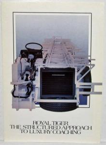 1982-1988 Leyland Royal Tiger Sales Folder and Spec Sheet