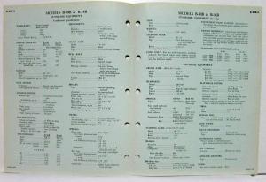 1960 Mack Truck School Bus Chassis Models B30B & B34B Spec Sheet