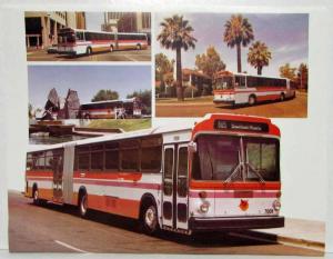 1980-1985 MAN Truck SG-310 Articulated Bus Specifications Folder with Extras