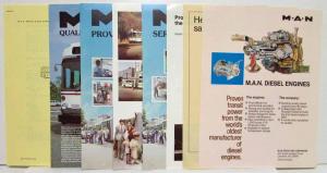 1980-1985 MAN Bus Sales Sheets and Technical Description Bundle