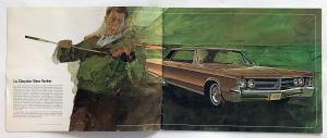1967 Chrysler New Yorker 300 Newport Canadian Sales Brochure French Text
