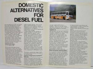 1980 Mercedes Benz Alternative Fuels Marketing Brochure for Brazilian Market