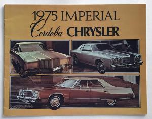 1975 Chrysler Cordoba Newport New Yorker Le Baron Canadian Sales Brochure