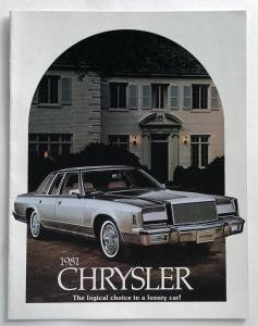 1981 Chrysler New Yorker Newport Canadian Sales Brochure