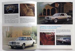 1981 Chrysler LeBaron Canadian Sales Brochure